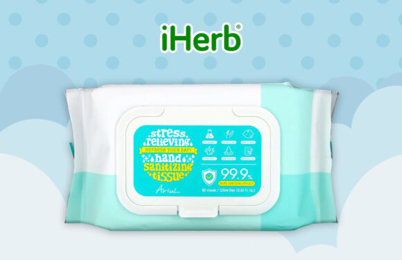 【iHerb】 Ariul 99.9% 消毒 蘆薈濕巾 80張