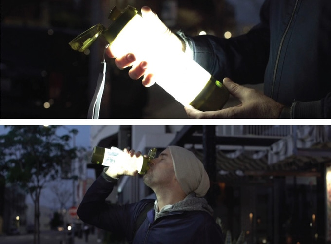 創意 水樽 保溫瓶 Hexglo二合一照明水瓶
