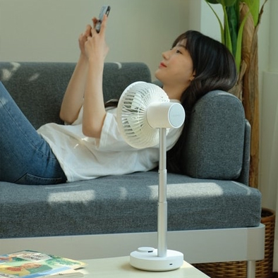 春天潮濕 家居 防潮 韓國Barset 4D無線伸縮風扇