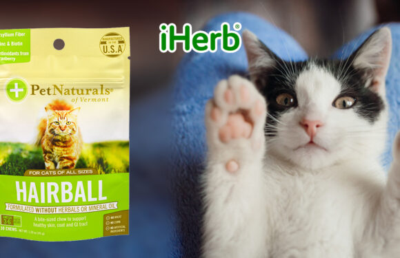 【iHerb】Pet Naturals of Vermont, Hairball 美毛養腸咀嚼片 ，適合貓，30片，1.59 oz (45 g)