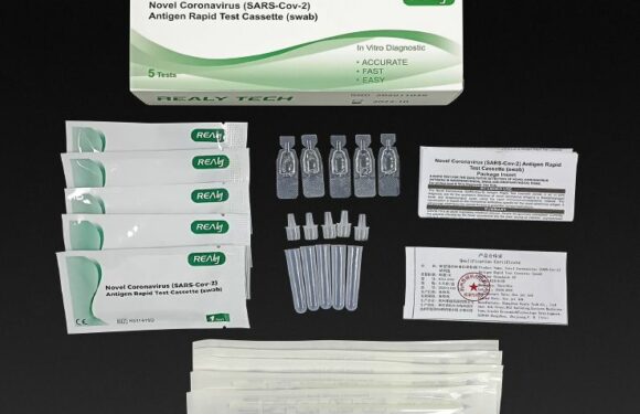 Realy COVID-19 Antigen 快速測試套裝 – 1盒5支 (現貨發售 運費到付)