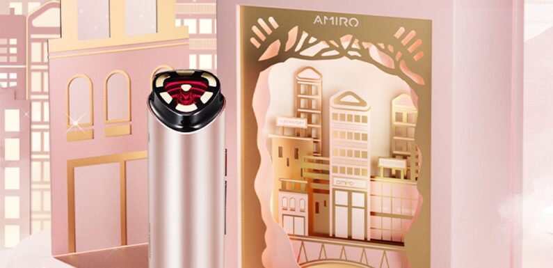 AMIRO 時光機 六極鈦金拉提美容儀 PRO-腮紅粉 (品牌直送)