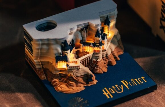 霍格沃茨城堡 3D立體紙雕模型便利貼 (品牌直送)